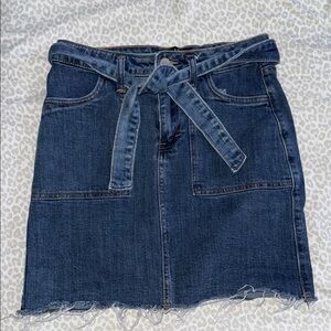 Akira Denim Skirt with Belt